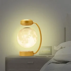 Levitating Moon Lamp Floating Magnetic Night Light LED Rotating Desk Lamp decor
